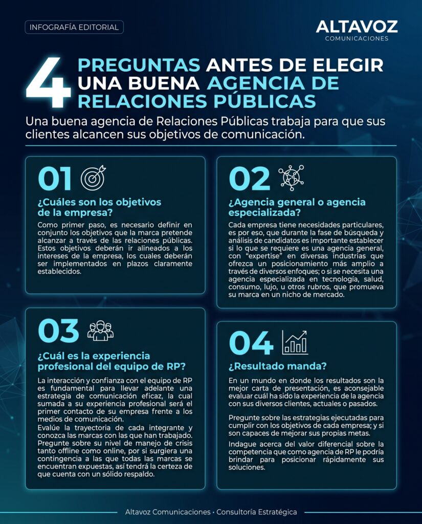 Como elegir una agencia de PR en México